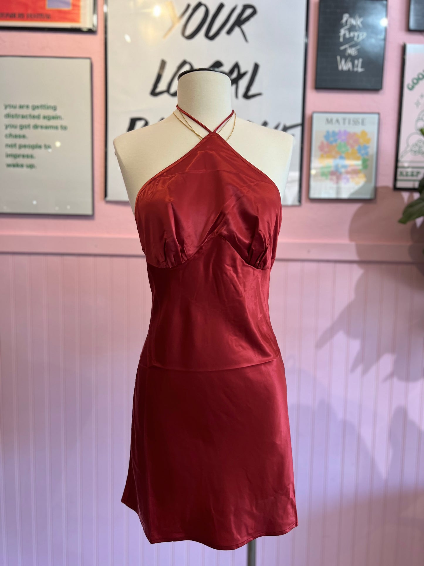 DARLENE HALTER DRESS