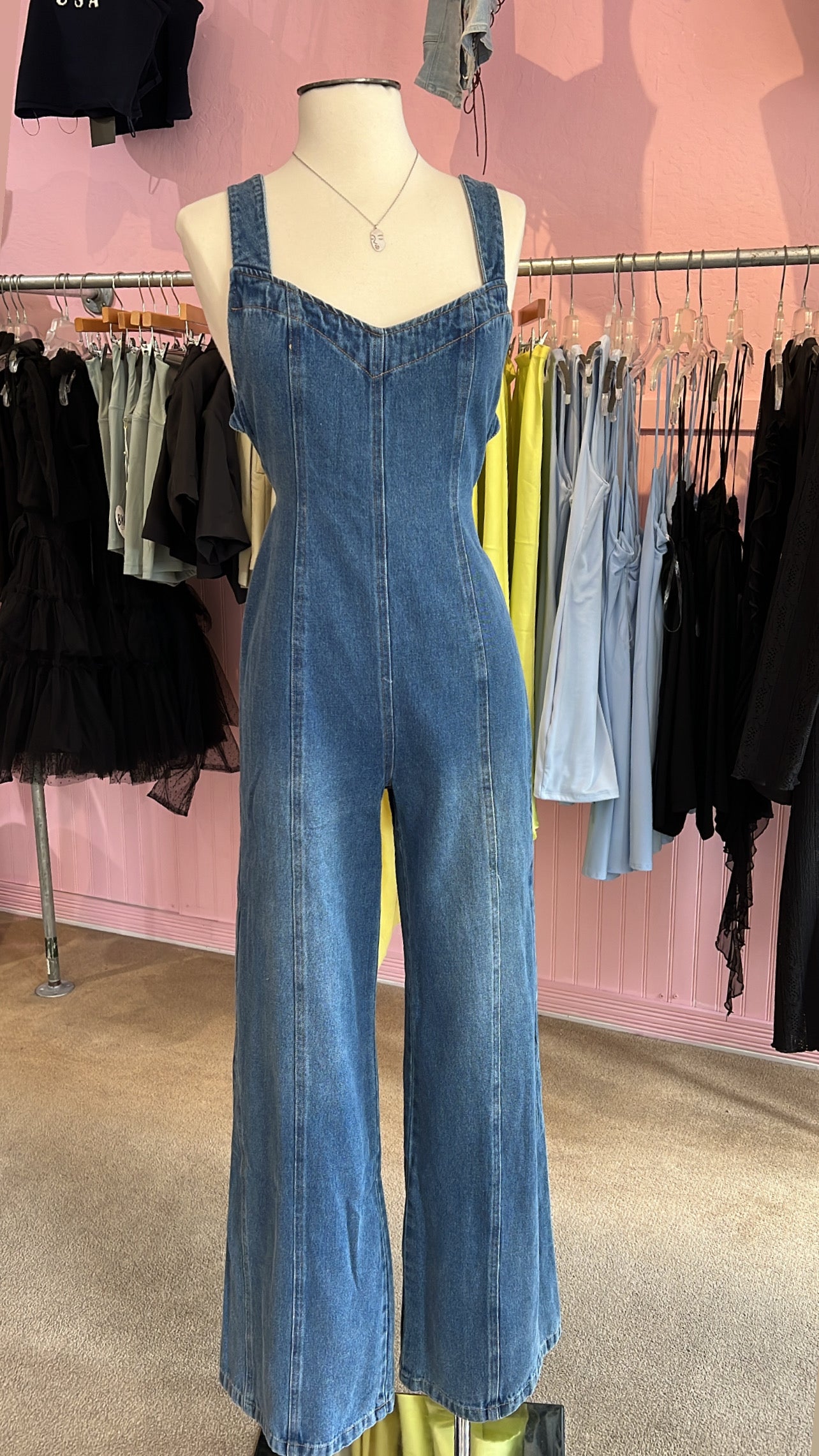 DENIM JUMPSUIT