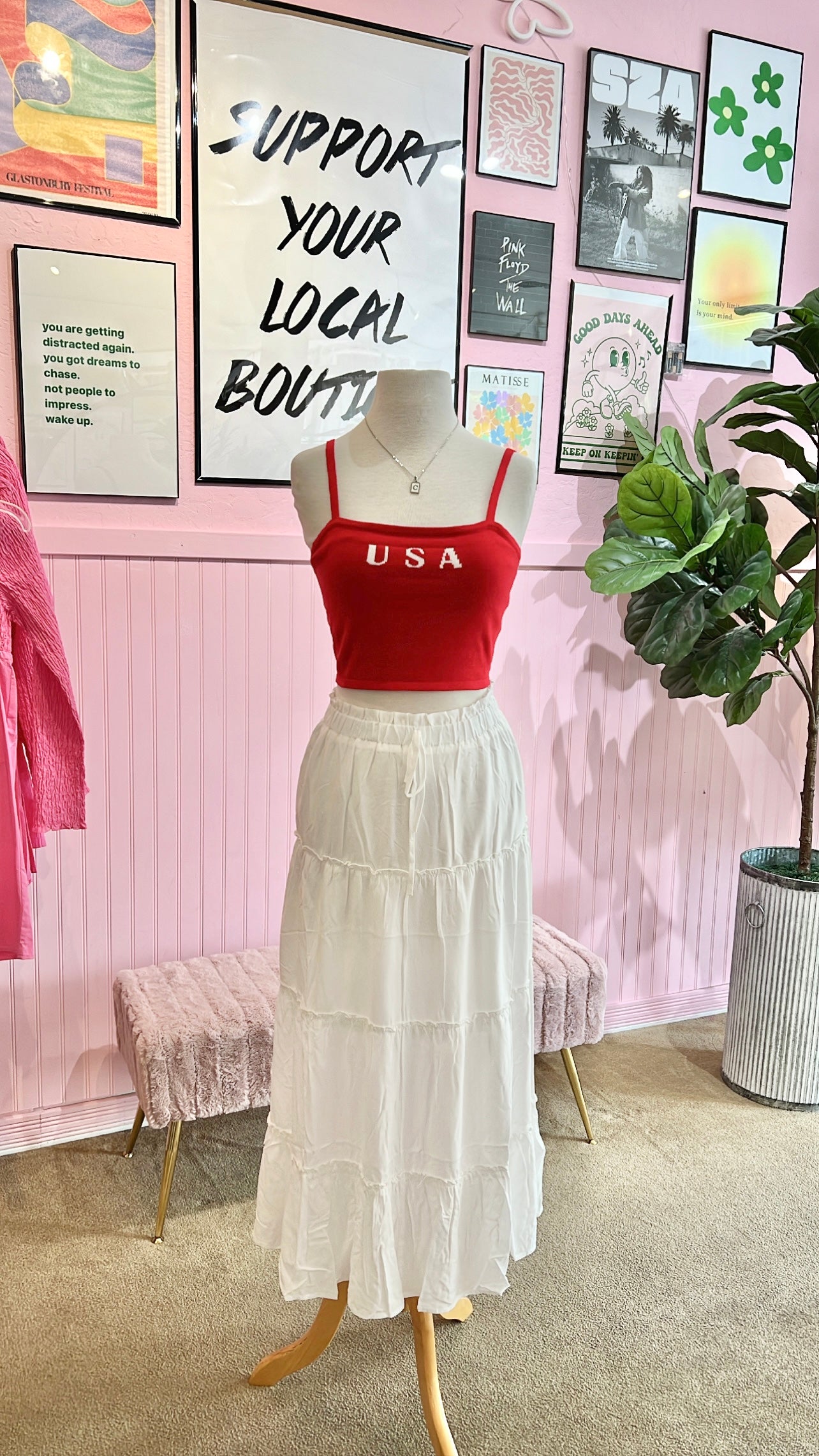 RUFFLE SKIRT