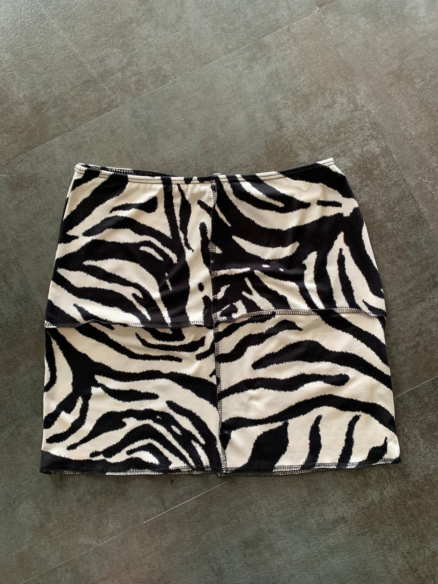 Zebra Mini Skirt