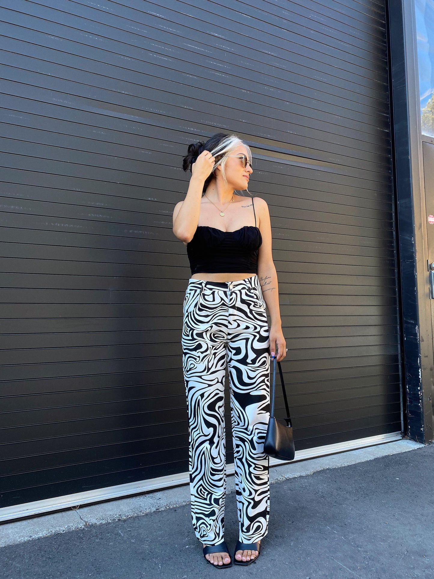 Marble Print Pant