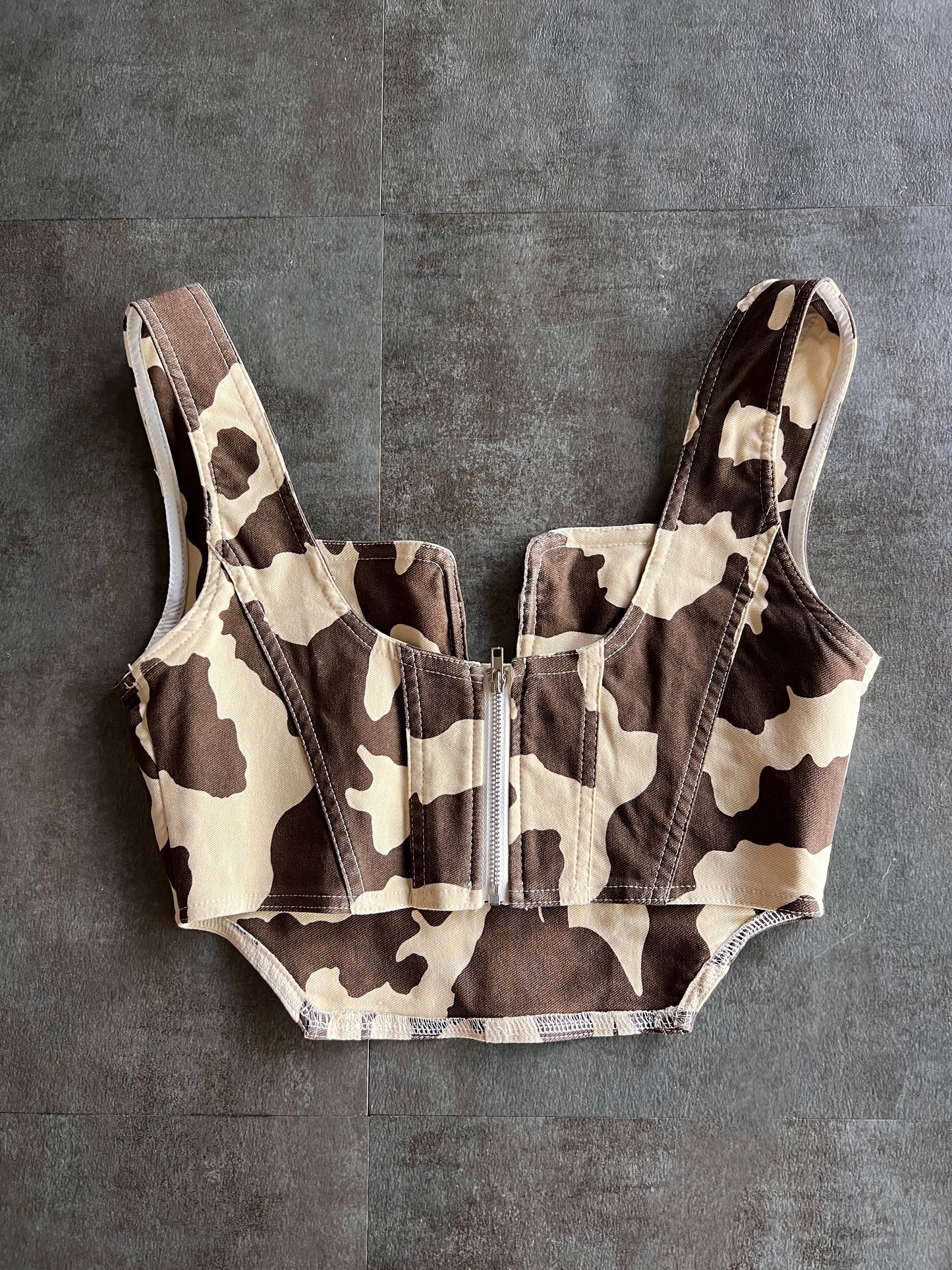 Cow Print Corset