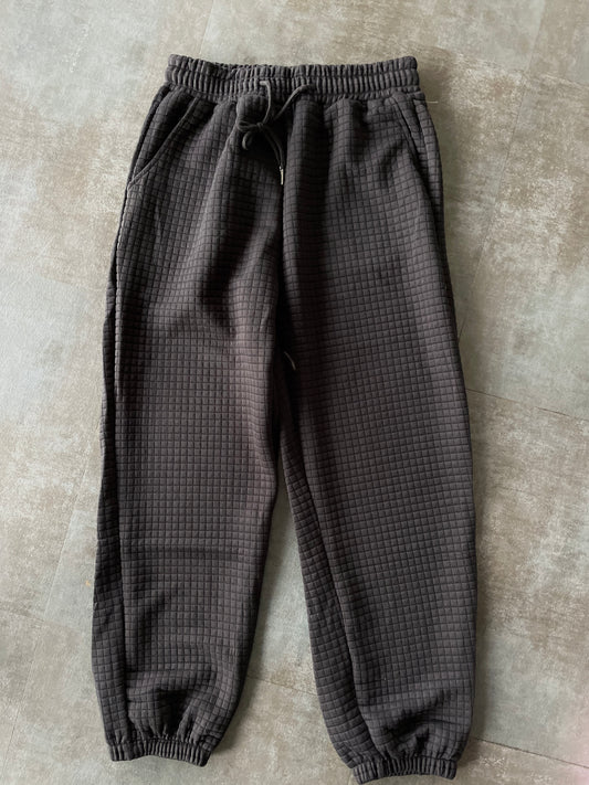 Quilted Sweatpant (Black)