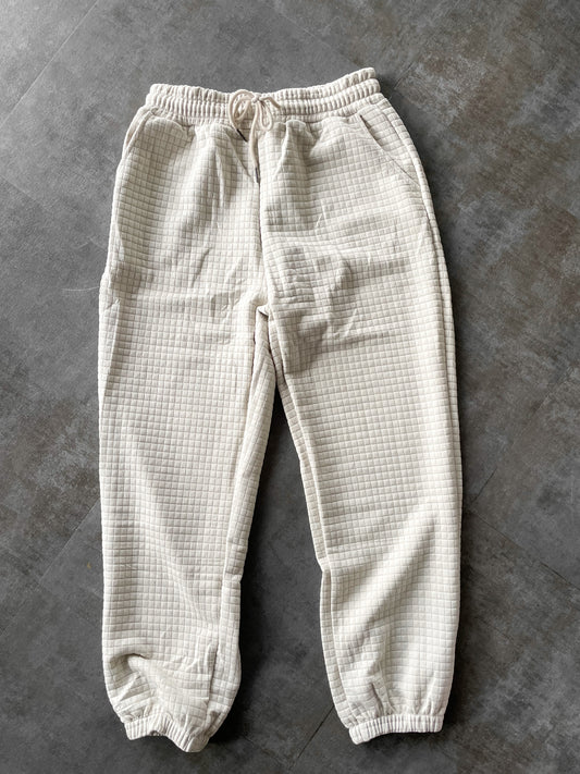Quilted Sweatpant (Bone)