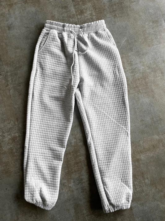 Quilted Sweatpant (H.Grey)